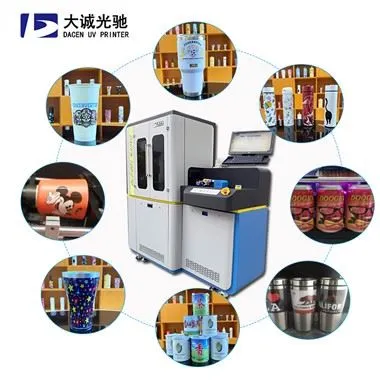 Mug Glass Plastike Inkjet Silinder UV Printer